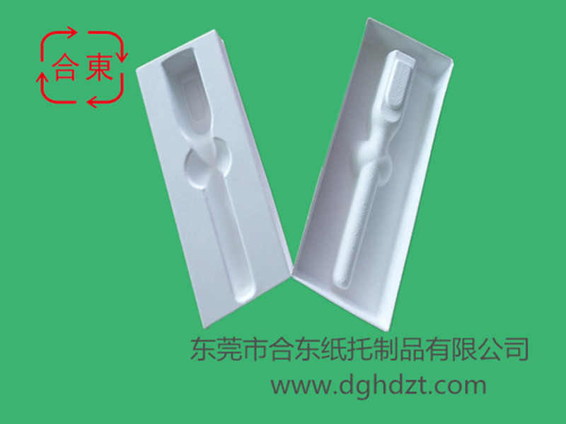 白色湿压纸托     手表纸托